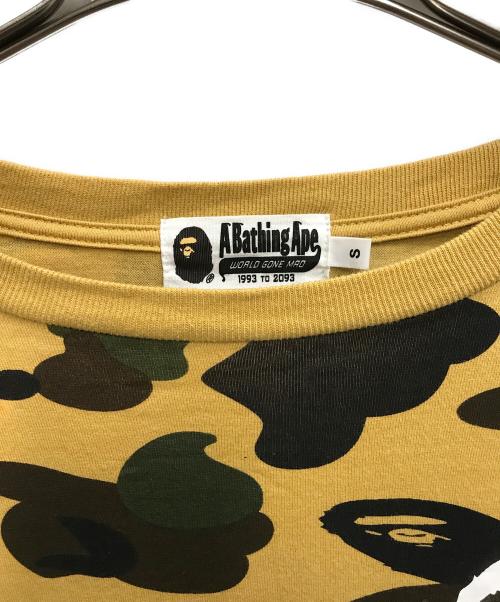 A BATHING APE（ア ベイシング エイプ）A BATHING APE (ア ベイシング エイプ) ダックカモカットソー ベージュ サイズ:Sの古着・服飾アイテム