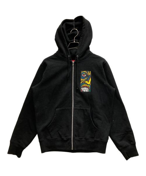 SUPREME（シュプリーム）SUPREME (シュプリーム) Disturbed Zip Up Hooded Sweatshirt ブラック サイズ:Sの古着・服飾アイテム