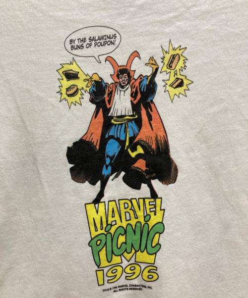 Hanes（ヘインズ）Hanes (ヘインズ) 90's MARVEL PICNIC Tee ホワイト サイズ:XLの古着・服飾アイテム