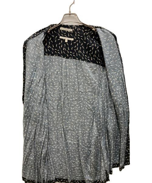 PERRY ELLIS（ペリーエリス）PERRY ELLIS (ペリーエリス) 90sレーヨンオープンカラーシャツ ブラック サイズ:2XLの古着・服飾アイテム