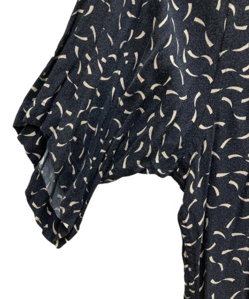 PERRY ELLIS（ペリーエリス）PERRY ELLIS (ペリーエリス) 90sレーヨンオープンカラーシャツ ブラック サイズ:2XLの古着・服飾アイテム