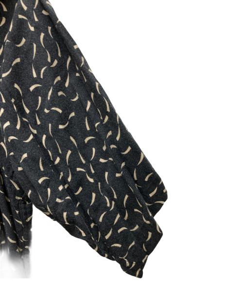 PERRY ELLIS（ペリーエリス）PERRY ELLIS (ペリーエリス) 90sレーヨンオープンカラーシャツ ブラック サイズ:2XLの古着・服飾アイテム