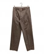 LEVI'S SEVENSリーバイスセブンズ）の古着「80`Sネップ2タックスラックス」｜ブラウン