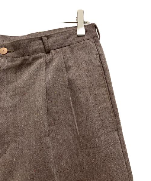 LEVI'S SEVENS（リーバイスセブンズ）LEVI'S SEVENS (リーバイスセブンズ) 80`Sネップ2タックスラックス ブラウン サイズ:表記無しの古着・服飾アイテム