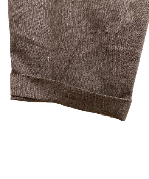 LEVI'S SEVENS（リーバイスセブンズ）LEVI'S SEVENS (リーバイスセブンズ) 80`Sネップ2タックスラックス ブラウン サイズ:表記無しの古着・服飾アイテム