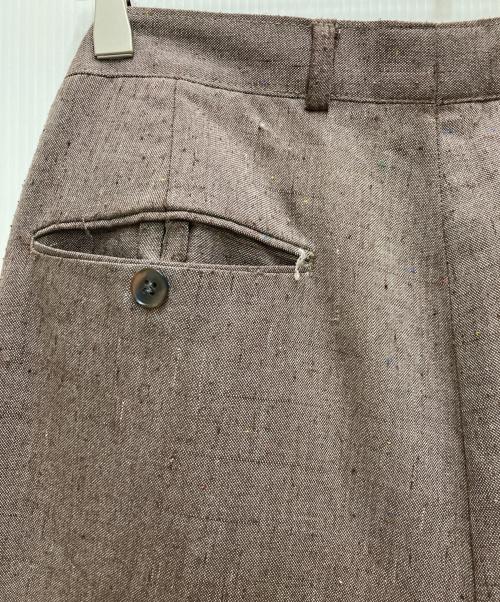 LEVI'S SEVENS（リーバイスセブンズ）LEVI'S SEVENS (リーバイスセブンズ) 80`Sネップ2タックスラックス ブラウン サイズ:表記無しの古着・服飾アイテム