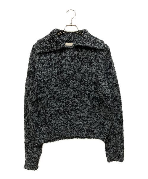 DRIES VAN NOTEN（ドリスヴァンノッテン）DRIES VAN NOTEN (ドリスヴァンノッテン) メランジカラーニット ブルー サイズ:Sの古着・服飾アイテム