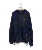 adidas×KOLORアディダス×カラー）の古着「コラボナイロンジャケット」｜ブラック