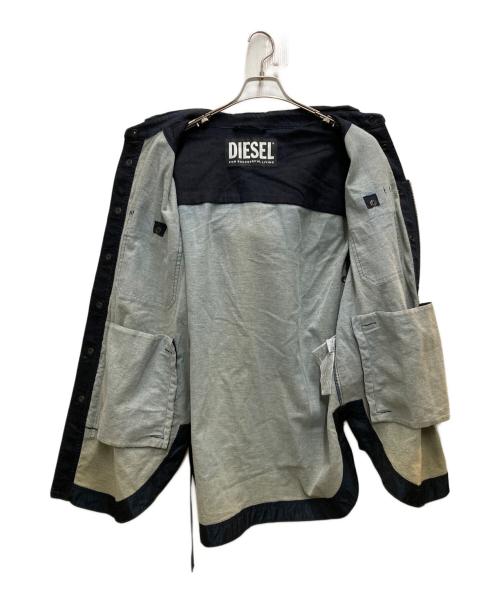 DIESEL（ディーゼル）DIESEL (ディーゼル) ナイロンコンビデニムフードジャケット インディゴ サイズ:XSの古着・服飾アイテム
