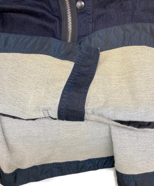 DIESEL（ディーゼル）DIESEL (ディーゼル) ナイロンコンビデニムフードジャケット インディゴ サイズ:XSの古着・服飾アイテム