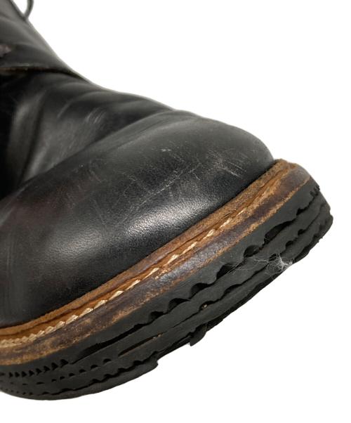 Maison Martin Margiela（メゾンマルタンマルジェラ）Maison Martin Margiela (メゾンマルタンマルジェラ) ホワイトステッチチャッカーブーツ ブラック サイズ:44の古着・服飾アイテム