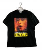 MEDICOM TOY LIFE ENTERTAINMENT×池袋ウエストゲートパークメディコムトイ・ライフエンターテイメント×）の古着「プリントTシャツ」｜ブラック