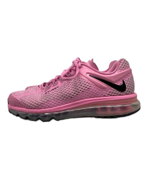 NIKE（ナイキ）NIKE (ナイキ) stussy (ステューシー) AIR MAX 2013 ピンク サイズ:US 9の古着・服飾アイテム