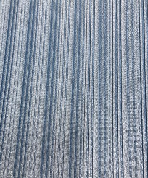 PLEATS PLEASE（プリーツプリーズ）PLEATS PLEASE (プリーツプリーズ) ハイネックプリーツカットソー ブルー サイズ:3の古着・服飾アイテム