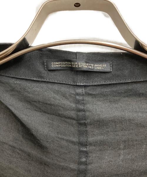 yohji yamamoto+noir（ヨウジヤマモトプリュスノアール）yohji yamamoto+noir (ヨウジヤマモトプリュスノアール) ペーパーリネンジャケット ブラック サイズ:2の古着・服飾アイテム