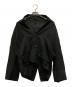 yohji yamamoto+noir（ヨウジヤマモトプリュスノアール）の古着「ペーパーリネンジャケット」｜ブラック