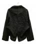 yohji yamamoto+noir (ヨウジヤマモトプリュスノアール) ペーパーリネンジャケット ブラック サイズ:2：16000円