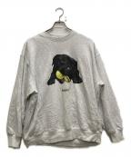 SETINNセットイン）の古着「ボールドッグ プリントスウェット」｜グレー