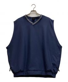 NIKE GOLF（ナイキゴルフ）の古着「00sスウォッシュVネックベスト」｜ブラック