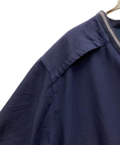 NIKE GOLF（ナイキゴルフ）NIKE GOLF (ナイキゴルフ) 00sVネック切替カットソー ネイビー サイズ:XLの古着・服飾アイテム