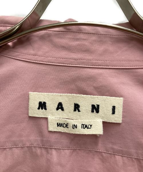 MARNI（マルニ）MARNI (マルニ) シャーリングデザインシャツ ピンク サイズ:48の古着・服飾アイテム