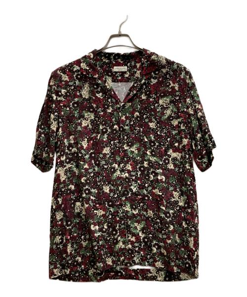 DRIES VAN NOTEN（ドリスヴァンノッテン）DRIES VAN NOTEN (ドリスヴァンノッテン) 総柄レーヨンシャツ ブラウン サイズ:46の古着・服飾アイテム