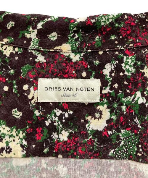 DRIES VAN NOTEN（ドリスヴァンノッテン）DRIES VAN NOTEN (ドリスヴァンノッテン) 総柄レーヨンシャツ ブラウン サイズ:46の古着・服飾アイテム