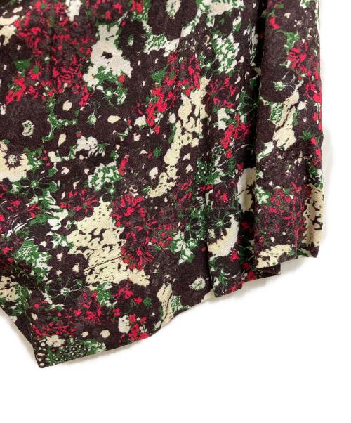 DRIES VAN NOTEN（ドリスヴァンノッテン）DRIES VAN NOTEN (ドリスヴァンノッテン) 総柄レーヨンシャツ ブラウン サイズ:46の古着・服飾アイテム