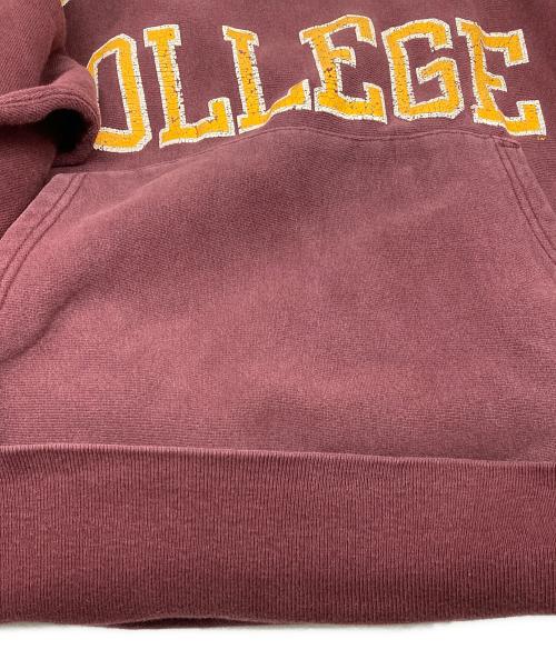 Champion（チャンピオン）Champion (チャンピオン) 90s カレッジプリントREVERSE WEAVE バーガンディー サイズ:Lの古着・服飾アイテム