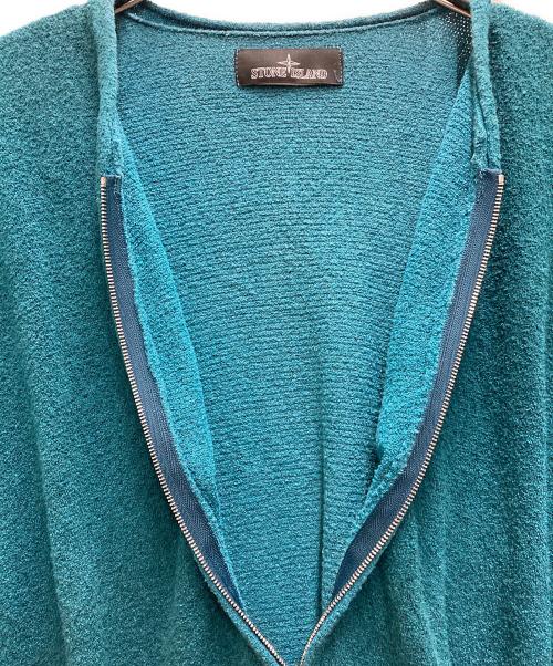 STONE ISLAND SHADOW PROJECT（ストーンアイランド シャドウプロジェクト）STONE ISLAND SHADOW PROJECT (ストーンアイランド シャドウプロジェクト) ハーフジップニット ブルー サイズ:Ｌの古着・服飾アイテム