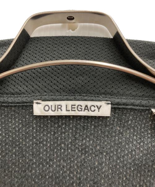 OUR LEGACY（アワーレガシー）OUR LEGACY (アワーレガシー) SHURUNKEN FULLZIP POLO ブラック サイズ:48の古着・服飾アイテム