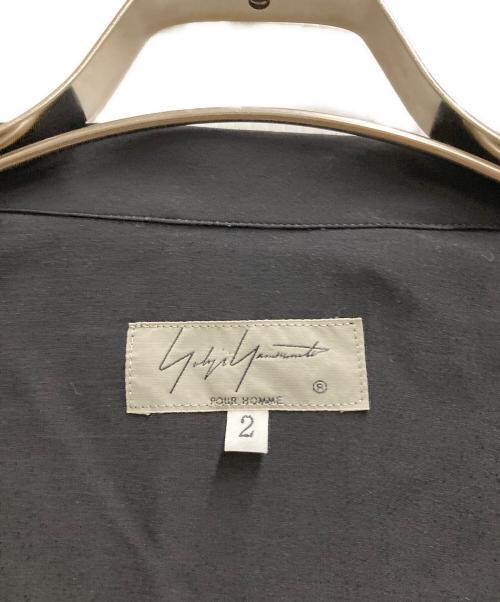 Yohji Yamamoto pour homme（ヨウジヤマモト プールオム）Yohji Yamamoto pour homme (ヨウジヤマモト プールオム) ロングシャツブラウス ブラック サイズ:2の古着・服飾アイテム