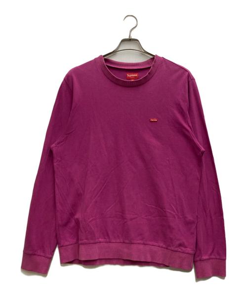 SUPREME（シュプリーム）Supreme (シュプリーム) Small Box L/S Tee パープル サイズ:Mの古着・服飾アイテム