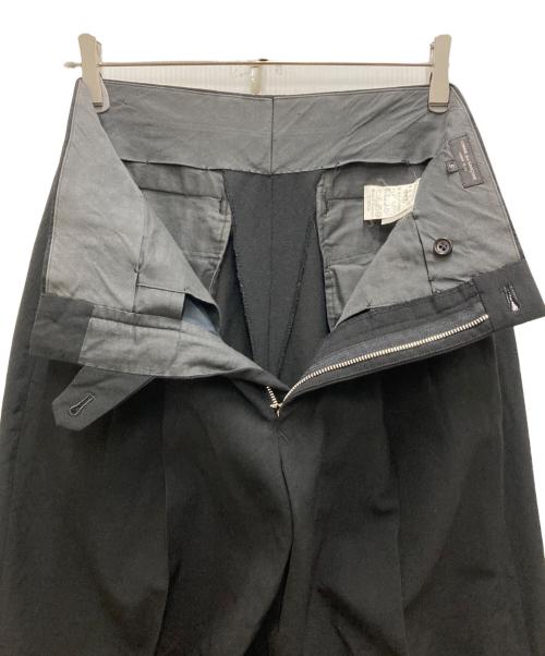 COMME des GARCONS HOMME PLUS（コムデギャルソンオムプリュス）COMME des GARCONS HOMME PLUS (コムデギャルソンオムプリュス) 90'Sウールタックスラックス ブラック サイズ:Ｓの古着・服飾アイテム