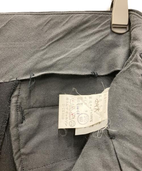 COMME des GARCONS HOMME PLUS（コムデギャルソンオムプリュス）COMME des GARCONS HOMME PLUS (コムデギャルソンオムプリュス) 90'Sウールタックスラックス ブラック サイズ:Ｓの古着・服飾アイテム