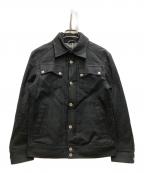 BURBERRY BLACK LABELバーバリーブラックレーベル）の古着「ジップアップトラッカージャケット」｜ブラック