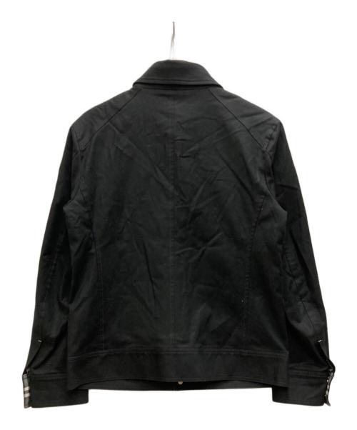BURBERRY BLACK LABEL（バーバリーブラックレーベル）BURBERRY BLACK LABEL (バーバリーブラックレーベル) ジップアップトラッカージャケット ブラック サイズ:Ｍの古着・服飾アイテム