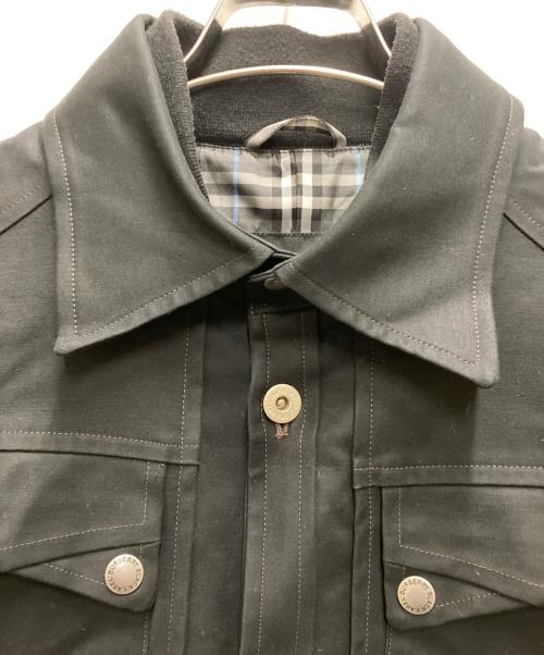 BURBERRY BLACK LABEL（バーバリーブラックレーベル）BURBERRY BLACK LABEL (バーバリーブラックレーベル) ジップアップトラッカージャケット ブラック サイズ:Ｍの古着・服飾アイテム