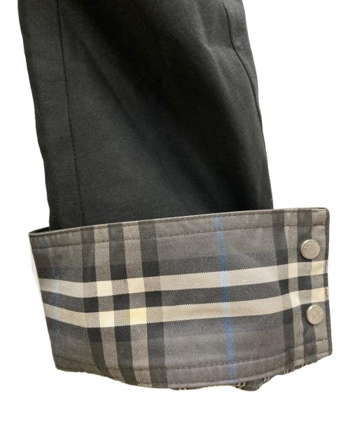 BURBERRY BLACK LABEL（バーバリーブラックレーベル）BURBERRY BLACK LABEL (バーバリーブラックレーベル) ジップアップトラッカージャケット ブラック サイズ:Ｍの古着・服飾アイテム