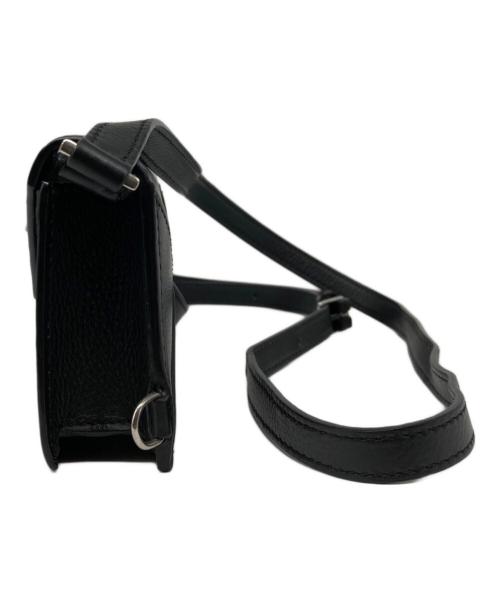 MM6 Maison Margiela（エムエムシックスメゾンマルジェラ）MM6 Maison Margiela (エムエムシックスメゾンマルジェラ) MINI CROSSBODY ブラックの古着・服飾アイテム