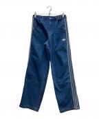 adidasアディダス）の古着「アディカラー デニム ファイヤーバードパンツ」｜ブルー