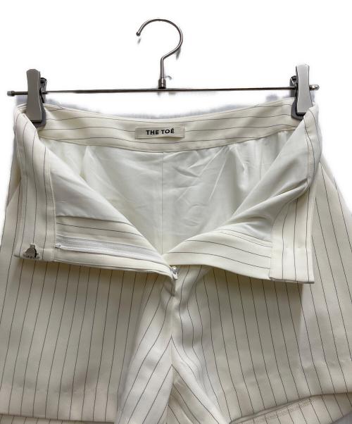 THE TOE（ザ・トゥー）THE TOE (ザ・トゥー) ストライプシャツセットアップ ホワイト サイズ:Sの古着・服飾アイテム