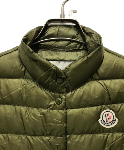 MONCLER（モンクレール）MONCLER (モンクレール) sacai (サカイ) SAYAダウンベストワンピース カーキ サイズ:1の古着・服飾アイテム