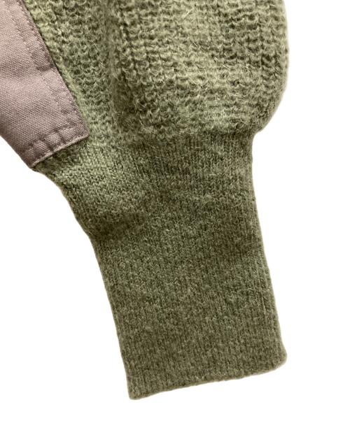 LES SIX（レ シス）LES SIX (レ シス) モヘヤ混クロップドニット グリーン サイズ:2の古着・服飾アイテム