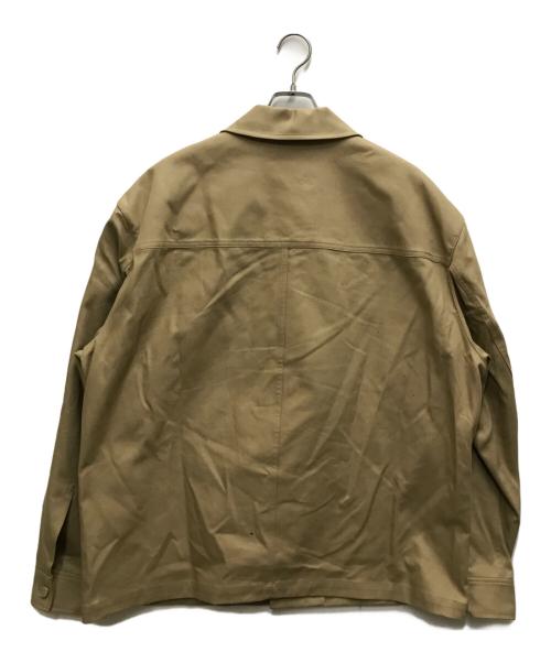 ALEXANDER WANG（アレキサンダー・ワン）ALEXANDER WANG (アレキサンダーワン) オーバーサイズシャツブルゾン ベージュ サイズ:Lの古着・服飾アイテム
