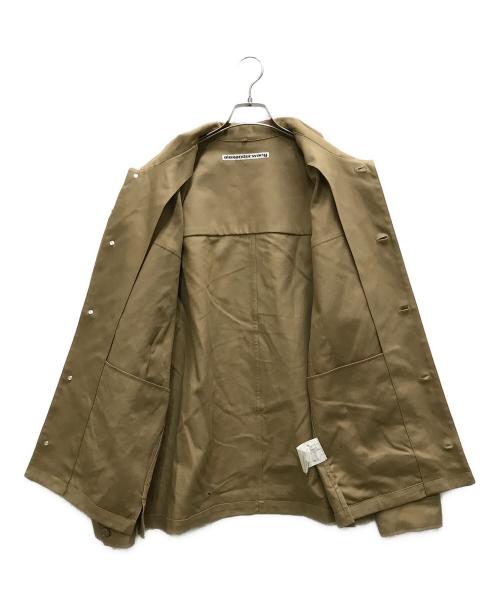 ALEXANDER WANG（アレキサンダー・ワン）ALEXANDER WANG (アレキサンダーワン) オーバーサイズシャツブルゾン ベージュ サイズ:Lの古着・服飾アイテム