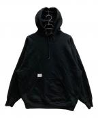 WTAPSダブルタップス）の古着「SIGN 02 HOODY COTTON」｜ブラック