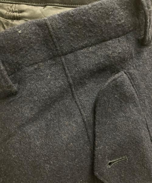 s'yte（サイト）s'yte (サイト) WOOL BEAVER HEM BELT MILITARY PANTS ブラック サイズ:3の古着・服飾アイテム