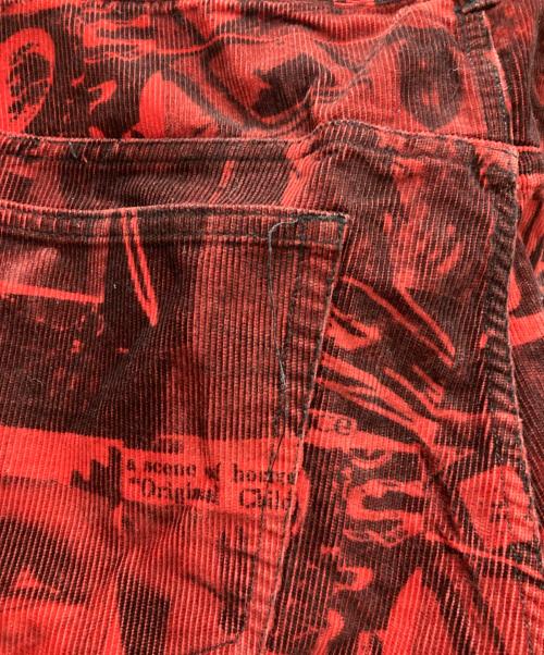 SUPREME（シュプリーム）Supreme (シュプリーム) vibrations corduroy pant レッド サイズ:Ｗ32の古着・服飾アイテム