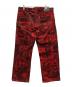 Supreme (シュプリーム) vibrations corduroy pant レッド サイズ:Ｗ32：8000円